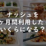 ナッシュはいくら？ 1ヶ月にかかる料金や送料の疑問を解消！